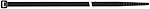 Sapi Kabelbinder 7,5x200mm, Schwarz, wiederlösbar, RIA-Serie (100 Stück)