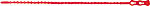 Sapi Kabelbinder 3,5x120mm, Rot, CLICKTIE-Serie (100 Stück)